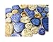 Glazed Blue Mosaic Ceramic Pebble Porcelain Tile Swimming Pool Bath Shower Wall Flooring Tile TSTGPT001 (4 x 6 Inches Sample)