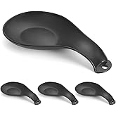 Kyraton Spoon Rest 4 Pack, Plastic Spoon Holder For Kitchen