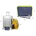 BUBM Handbag Double Layer Travel Cable Cord Gadget Gear Storage Electronics Accessories Organizer Bag Phone Pad Pouch (Large, Blue and Green)