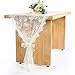 Vintage Lace Tablecloths Table Runner 30 x 120 inch, White Lace Table Runner for Wedding Bridal Shower Decoration, Lace Tablecloth for Wedding Table Reception, Baby Shower Christmas Table Decoration