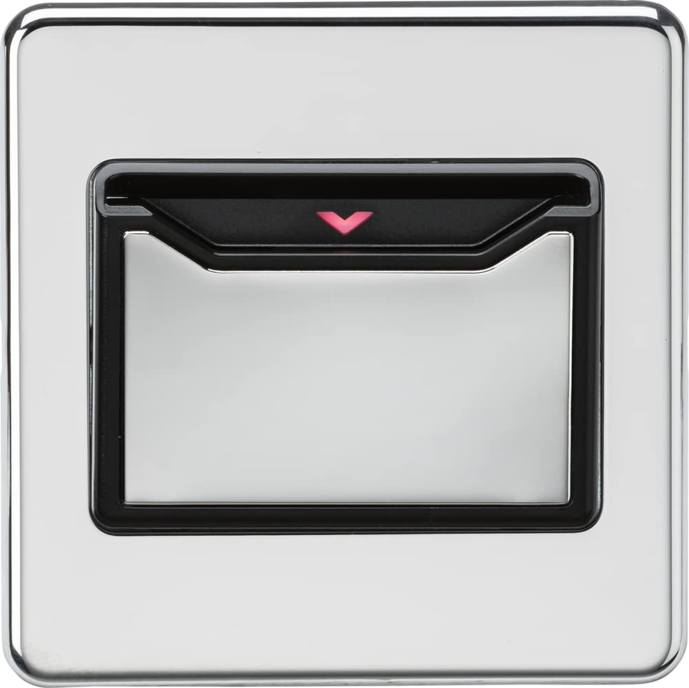 Knightsbridge Screwless Hotel 32A 1G Key Card Switch Polished Chrome โ image 1