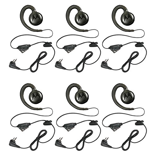 6 Pack of Motorola CLS1110 Walkie Talkie Radios with Headsets & 6-Bank Charger - Thumbnail 2