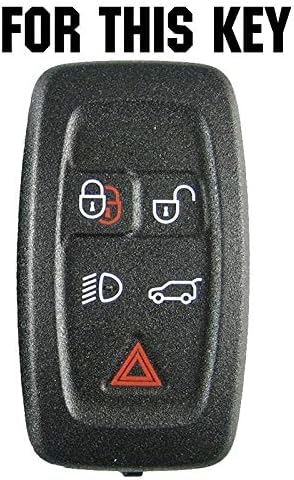 XUKEY 5 Button Silicone Car Key Case For Land Rover Discovery 4 for Range Rover Sport Vouge 2009 2010 2011 2012 Cover Keyless Remote Fob Shell - Image 3