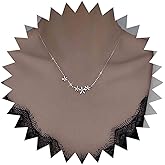 Allereyae Vintage Crystal Flower Pendant Necklace Rhinestone Flower Necklace Sparkly Crystal Choker Necklace Silver Cz Crystal Necklace Jewelry for Women