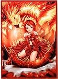 Trading Card Supplies - Max Protection Card Sleeves - FIRE ANGEL (50 Pack)