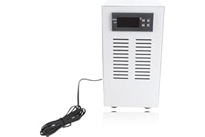 72W Aquarium Chiller for Fish Tank, 1-3Lmin Cooler, Hydroponic Water Cooling System for Aquaculture (US Plug)