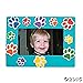 Set of 24 Paw Print Magnetic Magnet Picture Frame Craft Kit Red, Orange, Blue, Purple, Lime Green, Yellow