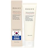 ZIOSTAND OHAVE Mild & Purifying Foaming Cleanser Gentle Vegan Face Wash with Lactobacillus Natural Botanical Extracts Hydrating & Soothing pH-Balanced 125ml