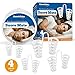 Anti Snoring Nose Vents - Set of 4 Premium Quality Nasal Dilators with Travel Case - The Easiest and Most Comfortable Snore Stop Solution - Perfect for Both Men and Women - by Mute&Calm