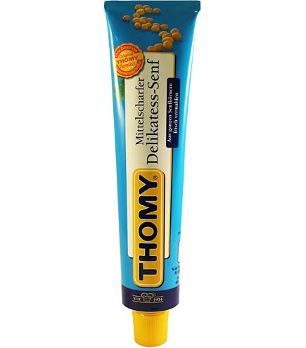Thomy Delikatess-Senf Medium Mustard 100ml Tube - Authentic German Flavor | Buy Now with Express