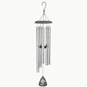 Carson Home Accents Sonnet Wind Chime, 44-Inch Length, Roses for Mother