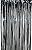 Langxun 3 ft x 8 ft Black Foil Fringe Curtains | Photo Booth Background for Party, Prom, Birthday, Wedding, Event Decorations ( 2 Pack ) (BLACK)