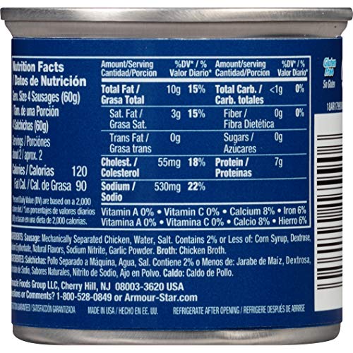 1 Armour+Vienna+Sausage+Chicken+Ounce