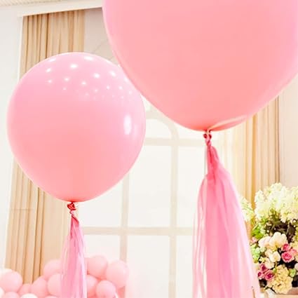 Amazon Com 5pcs Large Pink Balloons Giant 36 Inch Pink Balloons