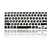 TOP CASE - Arabic/English Letter Silicone Keyboard Cover Skin Compatible with MacBook 13