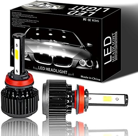 JAHURD H11 LED Headlight Bulbs H13(9008)/ H1/H4, H11 LED Fog lights H8 H9 H7/H13/9006 Hi-lo Beam LED headlight Conversion Kit High Beam Light Bulbs -Auto Headlamp All-in-One Conversion Kit Plug &amp; Play