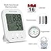 Bodyguard Digital Hygrometer Indoor Thermometer,Multifunctional Humidity Gauge,with Backlight Temperature Humidity Monitor