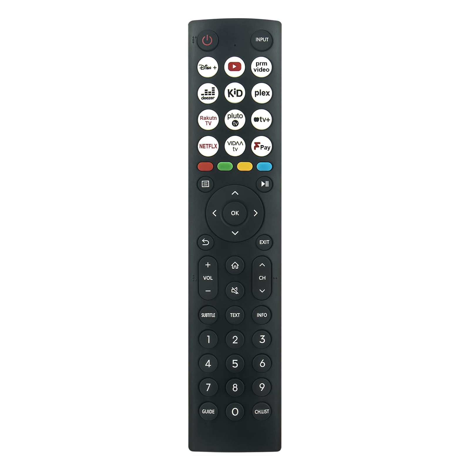 VINABTY EN2N36H T325573 Replacement TV Remote Controls Applicable For Hisense U8H QLED 4k Smart LED TV ERF6B64H ERF3B86H 32A4KTUK 32E4KTUK 40A4KTUK 40E4KTUK 32E4NTUK 55U7HQTUK 65A9H 55A85HTUK