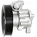 Evan Fischer Power Steering Pump With Pulley Compatible with Mercedes Benz ML320 1998-2003 ML350 2003-2005 3.2L Replaces # 215294, 24668201