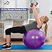JBM Exercise Yoga Ball with Air Pump - Support up to 200 lbs