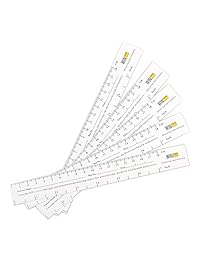 wintape educare Herida regla (Paper) Herida cinta métrica (Pack de 100) Medical Medimeter