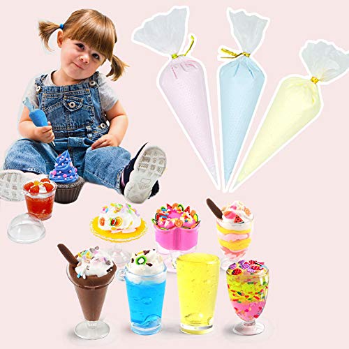 Slime Kit - Slime Supplies Slime Making Kit for Girls Boys, Kids Art Craft, Crystal Clear Slime, Gli - //coolthings.us