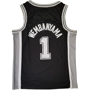 Victor Wembanyama Black ADULTBasketball Jersey