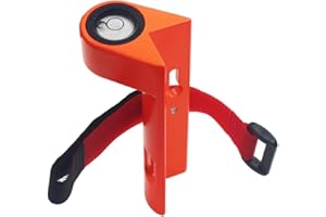 ZYNCUE Portable Right-Angle Vertical Level Centering Pole with Bubble Level and Tape for Building Survey