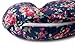 Minky Nursing Pillow Cover | Navy Floral Pattern Slipcover | Best for Breastfeeding Moms | Soft Fabric Fits Snug On Infant Nursing Pillows to Aid Mothers While Breast Feeding | Great Baby Shower Gift