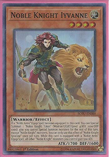 Yu-Gi-Oh! - Noble Knight Iyvanne - SOFU-EN088 - Soul Fusion - 1st Edition - Super Rare