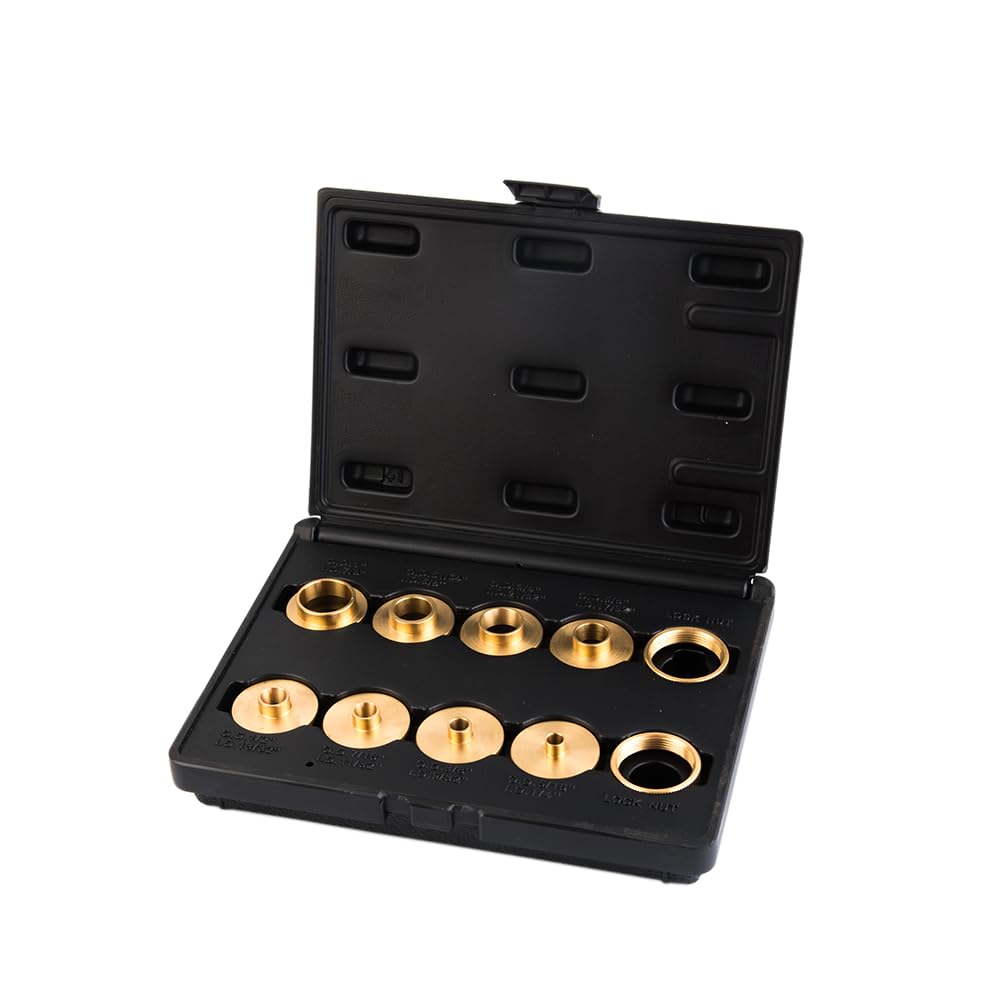 O'SKOOL 10 pcs Brass Router Template Bushing Guides