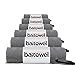 Bait Towel 6 Pack Gray Microfiber, 16x16, Clip