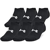 Under Armour Unisex-Adult Training Cotton No Show Socks 6 Pack