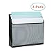 DESIGNA 3 Tiers File Folder Organizer, Mesh Standing File Organizer, Magazine Holder, Black (2 Pack)