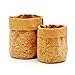 Pencil Pen Holder Cup For Desk Organizer Coin Purse Card Phone Washable Paper | Cork Wood ECO (Cork: Holder Set)