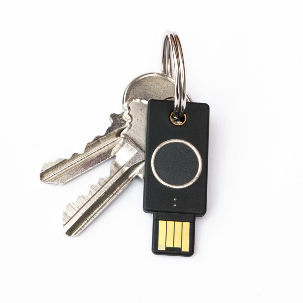 Yubico YubiKey Bio (FIDO Edition) - Basic Compatibility - Multi-Factor authentication (MFA) Security Key and passkey, Connect via USB-A, Biometric, FIDO Certified - Protect Your Online Accounts