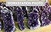 SUPERIOR Amethyst Crystal Rock Cluster [1 to 1.5 lbs] - Natural Edge, Flat Bottom, Healing & Calming Unique Amethyst Purple Geode Stone - Ideal Purple Decoration - Free Selenite Wand