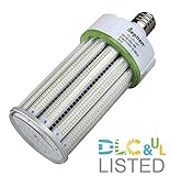 Commercial Led Corn Bulb 120W UL-Listed & DLC 5000K Led Corn Light,Mogul Base E39 Led Bulbs,16200 Lumens Replacement for 400W-500W Metal Halide/HID/HPS in Street Lighting High Bay Parking lot Lighting