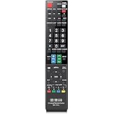 for Sharp-Smart-TV-Remote-Replacement, Universal Remote Control for All Sharp AQUOS HDTV 3D LCD LED Smart TVs