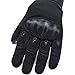 Tactical Gloves for Men & Women - Upgraded- Touch Screen. Free MESH Bag. Motorcycle, Cycling, Bike, Riding, Hiking, Camping, Combat, Shooting, Outdoor, Paintball, Military, Hard Knuckle. (Black, XL)