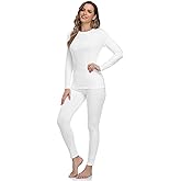 WEERTI Thermal Underwear for Women Long Johns with Fleece Lined Base Layer Women Cold Weather Top Bottom