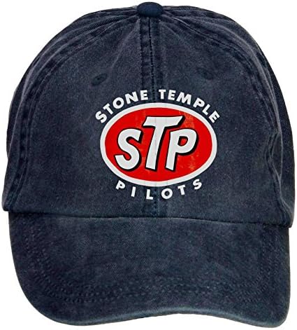 LongDaCo STP Stone Temple Pilots Cotton Baseball Cap with Adjustable Hat Men Navy