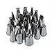 Cake Decorating Kit, supplies includes 24 Icing tips, Most Popular Professional Stainless Steel Icing Tip Tools, Perfect for Beginner or Professional , Ice those Cakes Pastries, Cookies