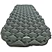 Bigfoot Outdoor Ultra-Compact Airlite Backpacking Air Mattress w/ Cell Technology - Super Comfortable - Perfect for Lightweight Backpacking - Free Repair Kit Included (Grey)