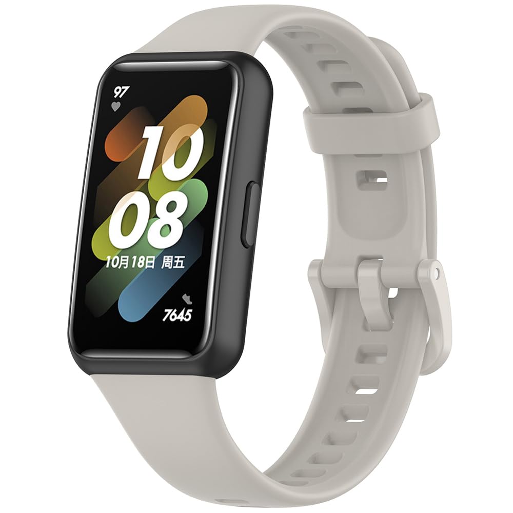 Watch Strap for Huawei Band 7, Silicone Sport Replacement Bracelet Band for Huawei Band 7