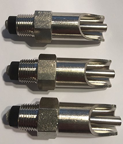 3 Pack Large Stainless Steel Watering Pig Nipple with 1/2" threads