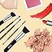 Makeup Brushes Set, S'agapo 12pcs Professional Synthetic Foundation Powder Blending Blush Concealer Eye Shadows Cosmetic Brushes Kit (Silver Black)