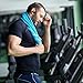 Wireless Bluetooth Headphones with Adjustable Earhook 6-hour Non-stop Playback Lightweight Sweatproof Sport Earbuds for Running and Exercise