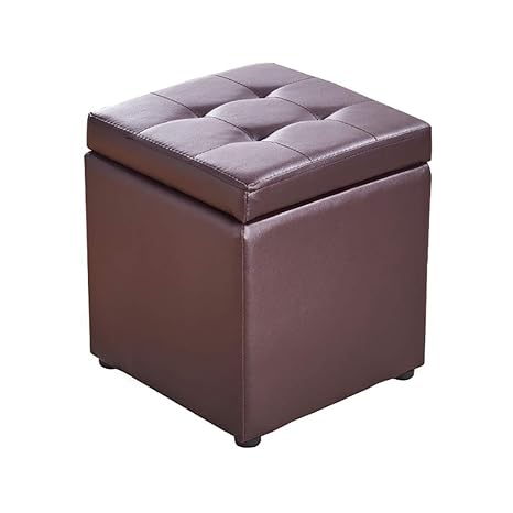 Amazon Com G Z Small Square Storage Ottoman With Hinged Lid Rich