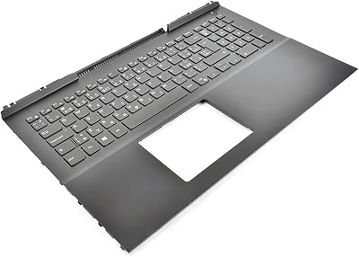 Dell 7566 7567 Palmrest Czech Slovak Backlit Keyboard 0MDC8K 0T3C9W Renewed